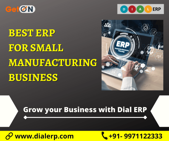 Best ERP for small manufacturing business | ERP Services Provider